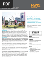 Studio-X: Soft-Kill Pavilion-X: Structural Stability and Design For An Unstable System