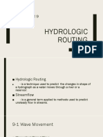 Hydrologic Routing