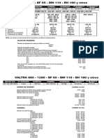 VALTRA 885 - 1280 - BF 65 - BM 110 - BH 180 y Otros