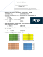 Second Quarterly Examination Mathematics 5