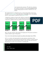 Pointers Chapter Practice Section: Struct Node (Int Data Struct Node Next )