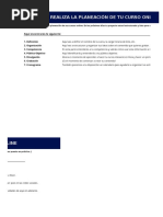 Guía de Planeación de Cursos Online