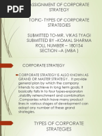 Corporate Strategy