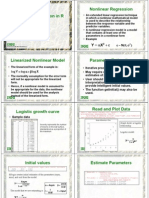 Intermediate R - Nonlinear Regression in R