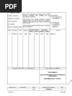 PD-606-1 Cálculo para Dimensionar Las Charolas