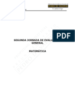 Segunda Jornada de Evaluación General Matemática: Material JMA-02-2016