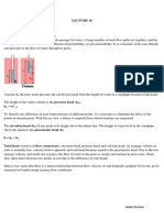 Permeability of Soil: Pressure, Elevation and Total Heads: Under Revision