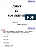 Joins in SQL Server