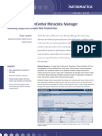 Power Center Metadata Manager