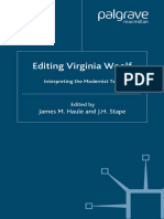 James M. Haule, J. H. Stape-Editing Virginia Woolf - Interpreting The Modernist Text (2002)