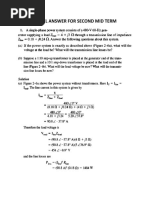 Model Answer For Second Mid Term