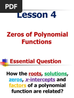 Zeros of Polynomial Function