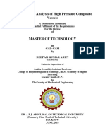 Finite Element Analysis of High Pressure Composite Vessels: in Cad-Cam