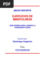 Ejercicios de Mindfulness PDF