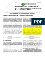 Inconsitencia Del Coef. de Variación PDF