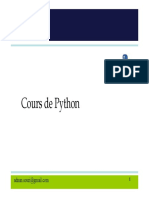 Cours Python Avancé