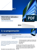 Programación I - Tema 2. La Programación PDF