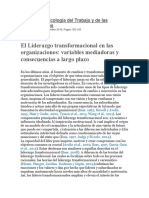 Revista de Psicología Del Trabajo y de Las Organizaciones