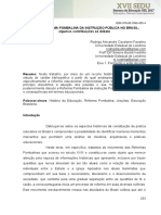 A Reforma Pombalina Da Instrucao Publica No Brasil Algumas Contribuicoes Ao Debate