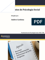 Fundamentos de Psicología Social - Sesión 6