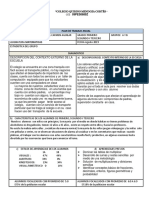 Plan Anual de Trabajo Matematicas 2019 2020