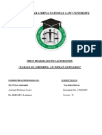 Dr. Ram Manohar Lohiya National Law University: Ipr in Pharmaceuticals Industry