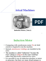 Electrical Machines: Induction Motors - Note