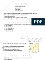 Exercícios Bioquímica Revisão