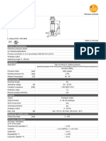 Product Characteristics: Pressure Sensors