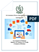 E-Commerce Policy of Pakistan