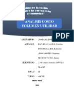 Analisis de Costo, Volumen y Utilidad