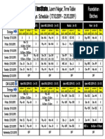 29 Time Table - 17-10-19 To 23-10-19 Weekday Apex Foundation12