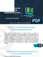 Notificación de Los Actos Administrativos PDF