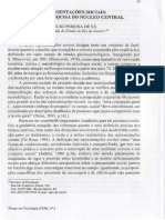 Representações Sociais-Teoria e Pesquisa Do Núcleo Central PDF