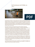 El Impacto Del Fenómeno de El Niño en Piura en El 2017