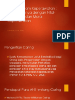 Caring Dan Nilai-Nilai Keperawatan