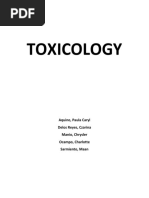 Toxicology Written Report