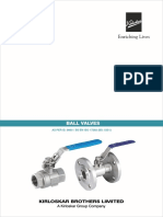  Kirlosker PM BallValve