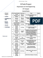 CIVIL B Tech Projects - IIT Kanpur