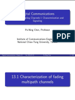 Digital Communications: Chapter 13 Fading Channels I: Characterization and Signaling