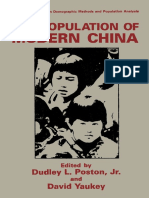 (The Plenum Series On Demographic Methods and Population Analysis) Li Muzhen (Auth.), Dudley L. Poston JR., David Yaukey (Eds.) - The Population of Modern China-Springer US (1992) PDF