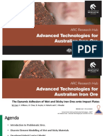 Dynamic Adhesion of Wet and Sitcky Iron Ores Onto Impact Plates