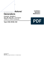 Induction Motors/ Generators: Installation Operation Maintenance