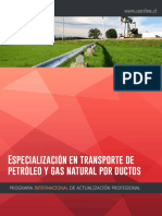 Especialización en Transporte de Petroleo y Gas Natural Por Ductos