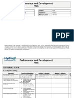 CG Performance Development Plan 2018