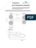 The Principle of Temperature Calculation: Rolling Library