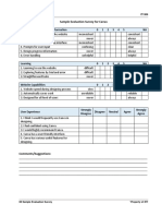 08 Sample Evaluation Survey