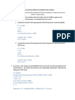 Content: Practice Exams: Chapter Six and Seven (Notes Receivable) Practice Problems