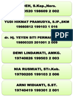 DEDEH, S.Kep.,Ners. 19650520 198609 2 002: Yudi Hikmat Pramudya, S.Ip.,Skm 19660812 199103 1 016