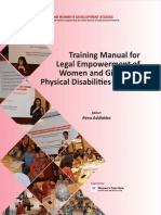 Legal Literacy Manual For Empowerment of Women With Disabilities in India English